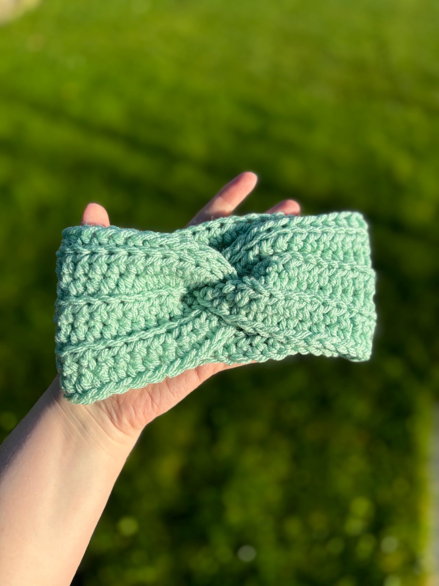Crochet ear warmer