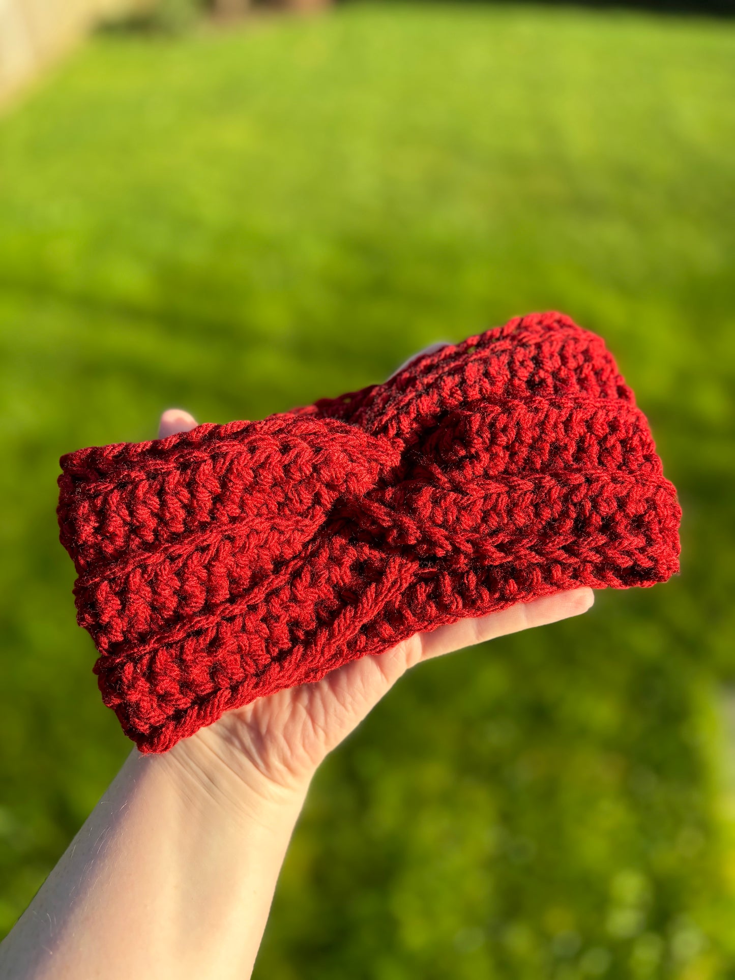 Crochet ear warmer