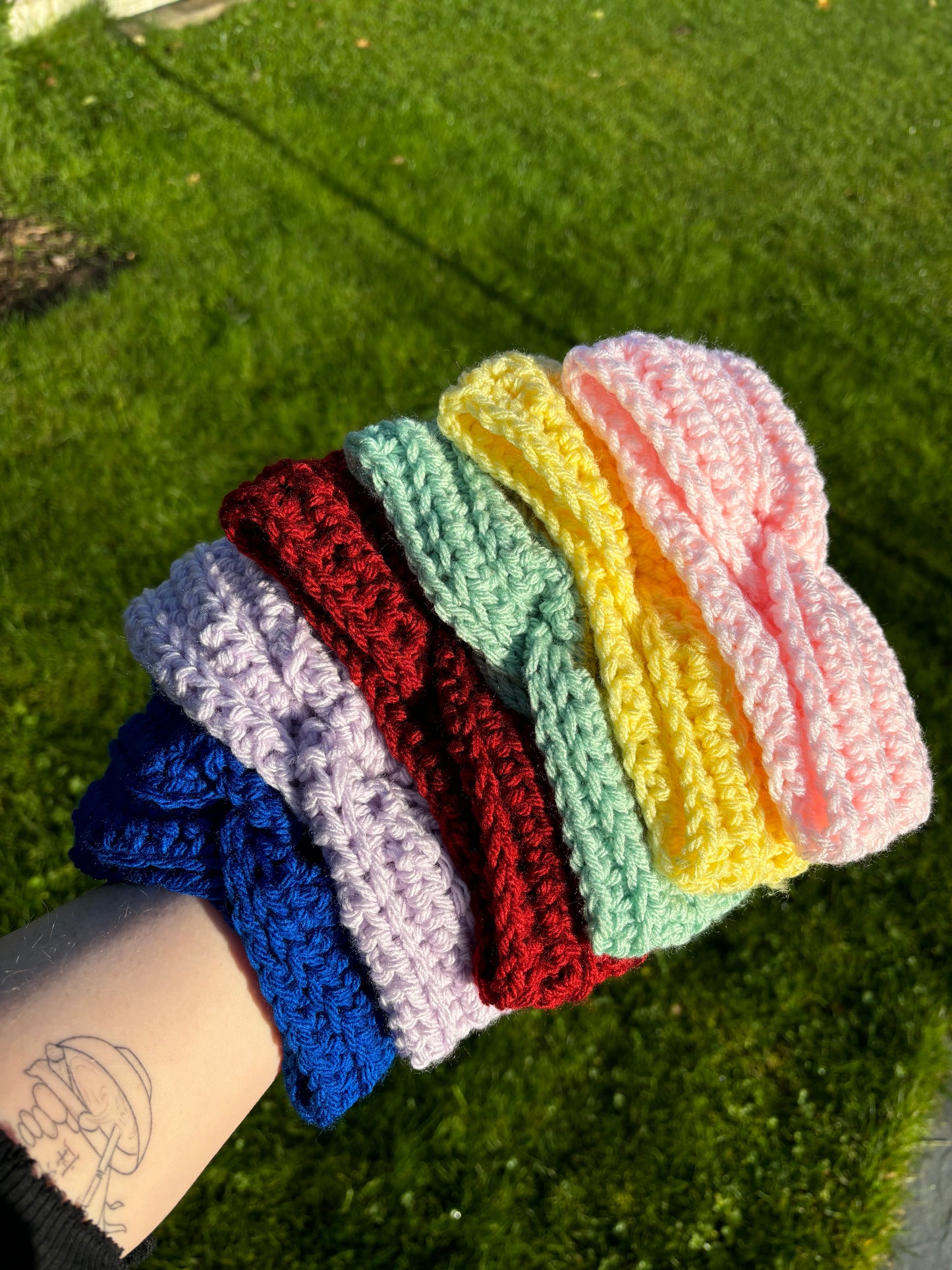 Crochet ear warmer