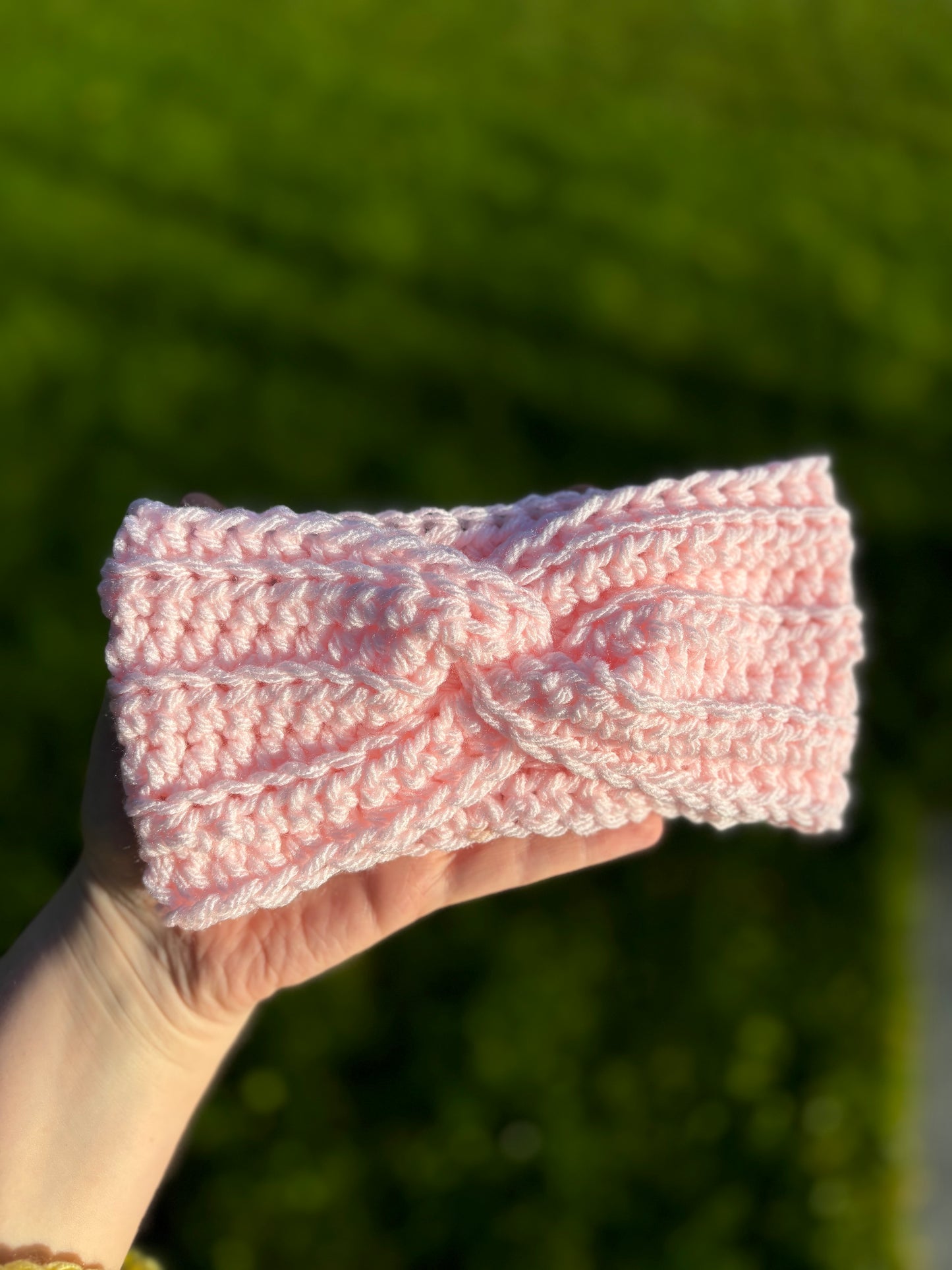 Crochet ear warmer