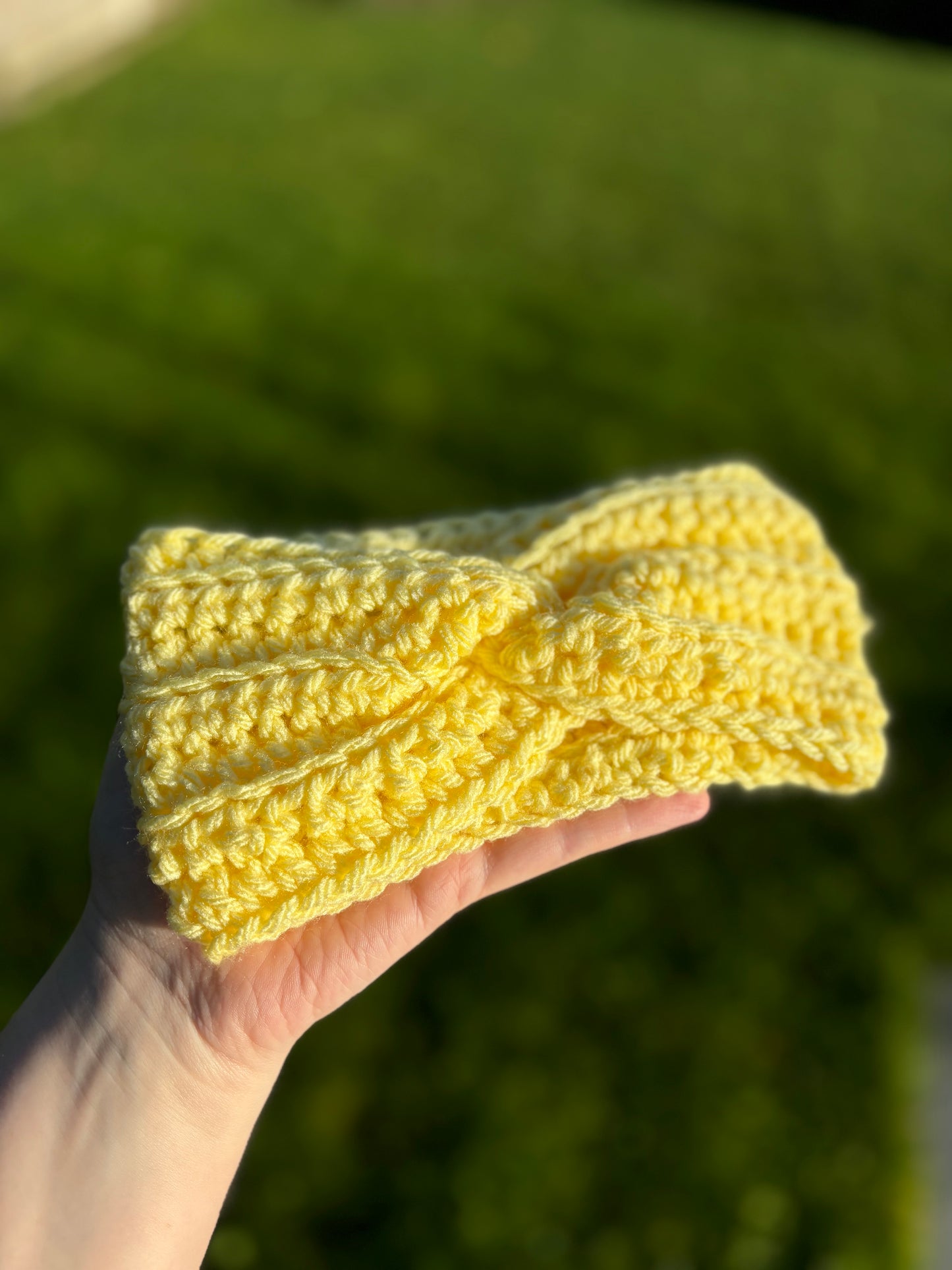 Crochet ear warmer