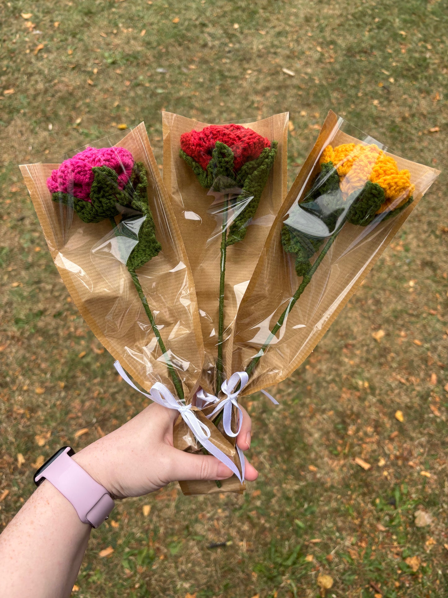 Crochet Rose, Ever-lasting Bouquet