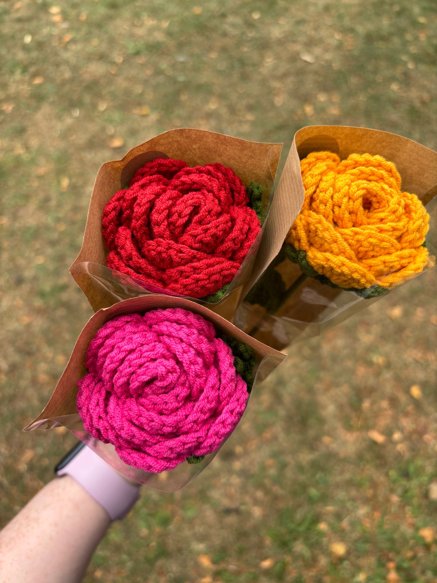 Crochet Rose, Ever-lasting Bouquet