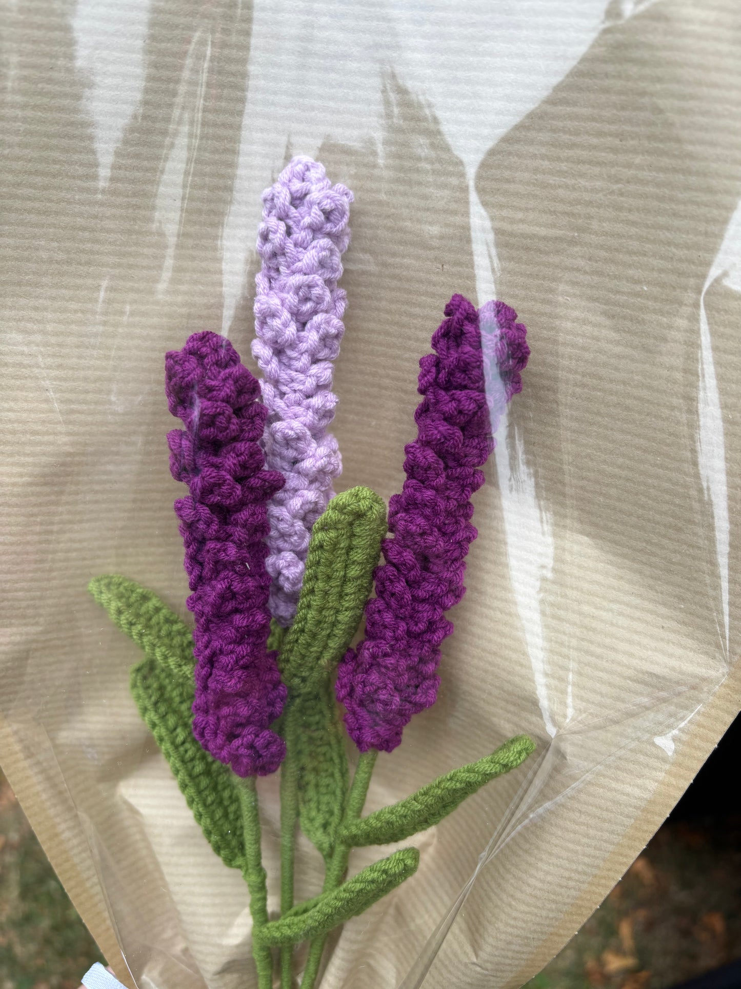 Crochet lavender bunch, Ever-lasting Flowers