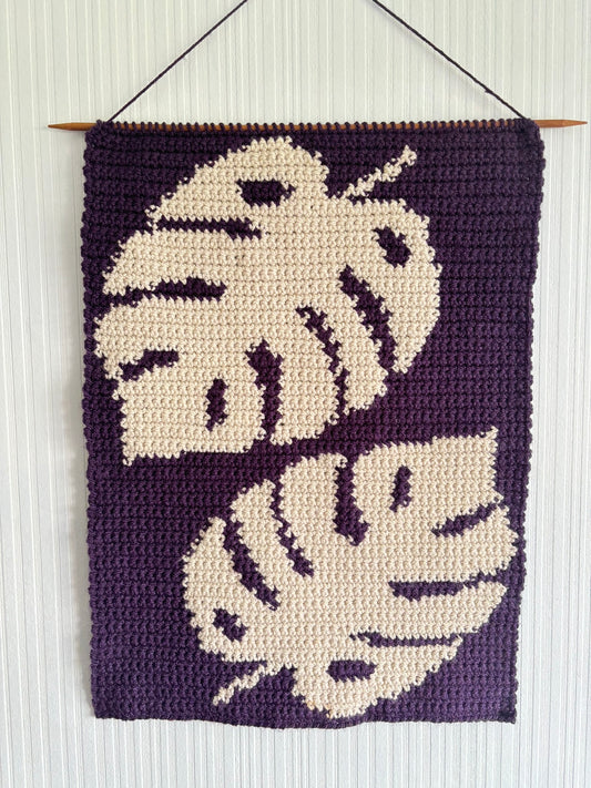 The Monstera Fields Wall Hanging